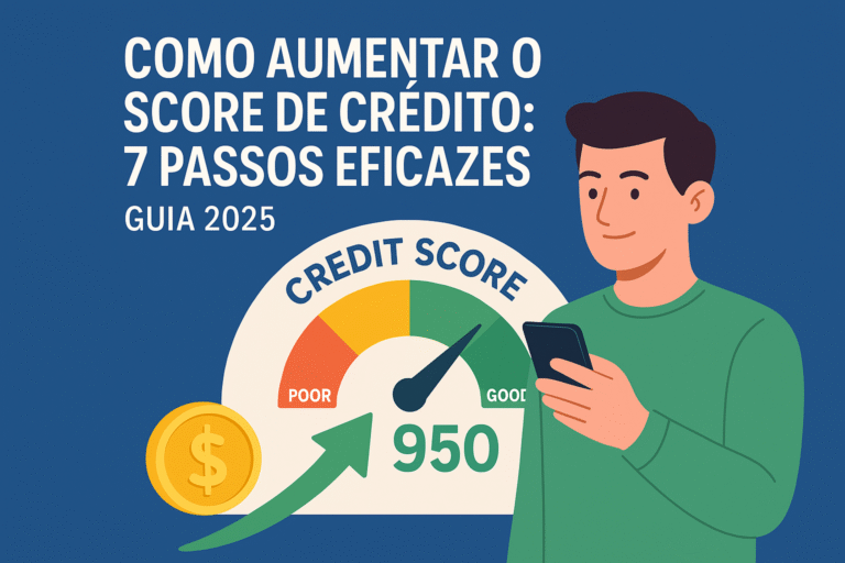 Como Aumentar o Score de Crédito: 7 Passos Eficazes (Guia 2025)